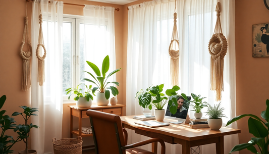 Creating a Boho-Chic Workspace That Inspires