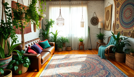 Plants, Patterns, and Personality: A Guide to Boho Living Rooms
