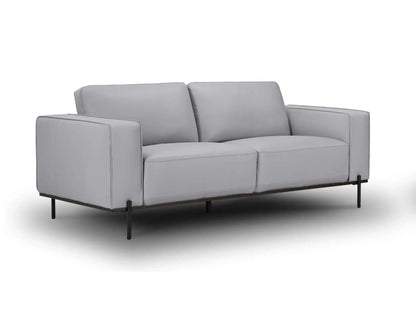 Addison - Leather Lounge - 2.5 seater and 2 seater set - Colour : Pewter