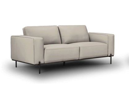 Addison - Leather Lounge - 2.5 seater and 2 seater set - Colour : Pewter