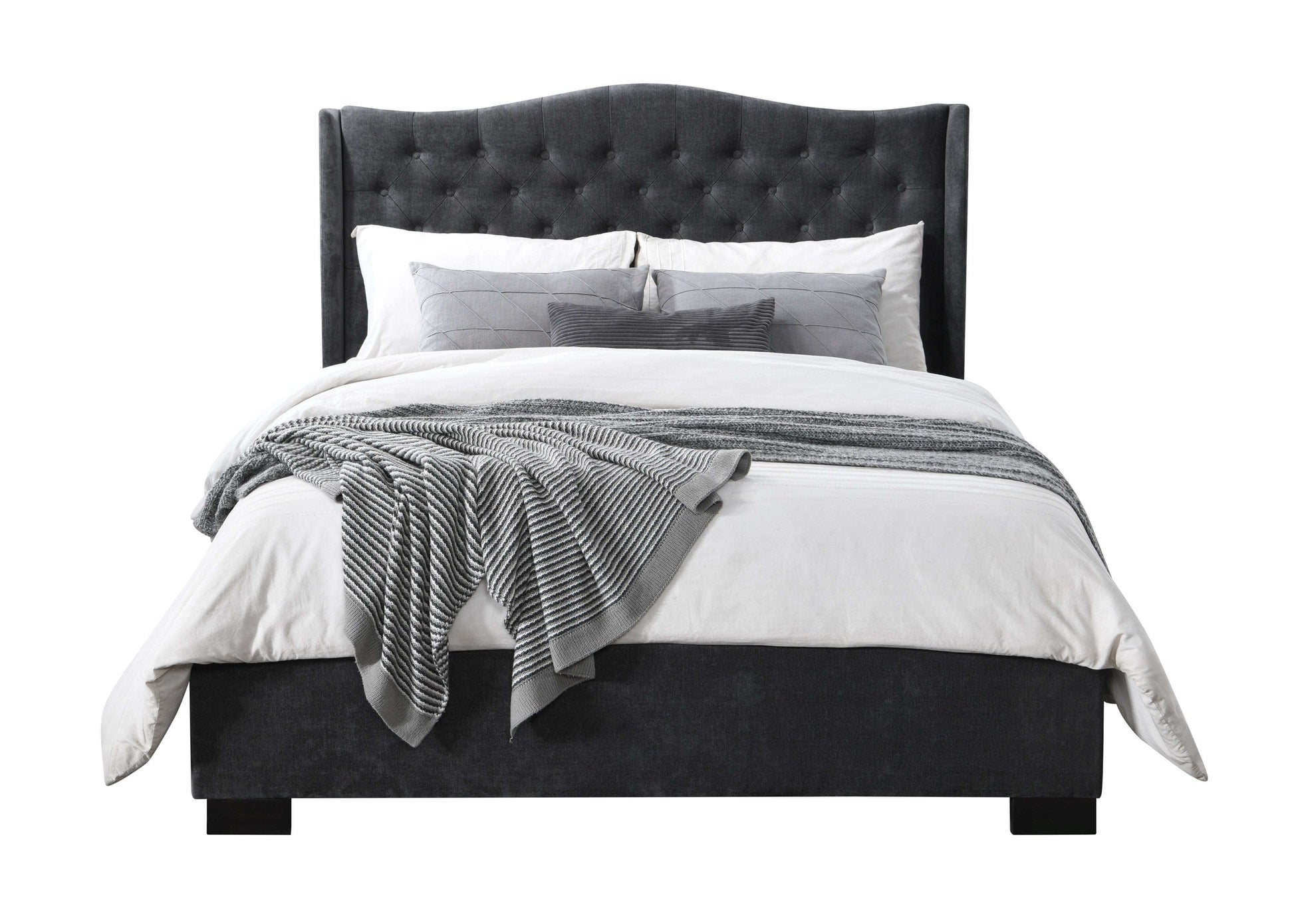 Avain - Bed - Queen Size - Colour: Licorice